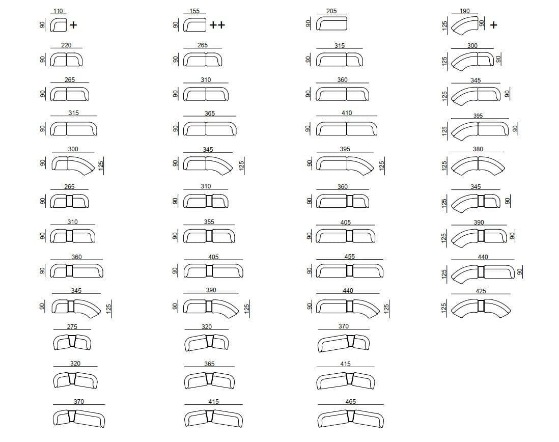 COCO-sofa-set-prikaz-dostupnih-modularnih-konfiguracija-i-dimenzija